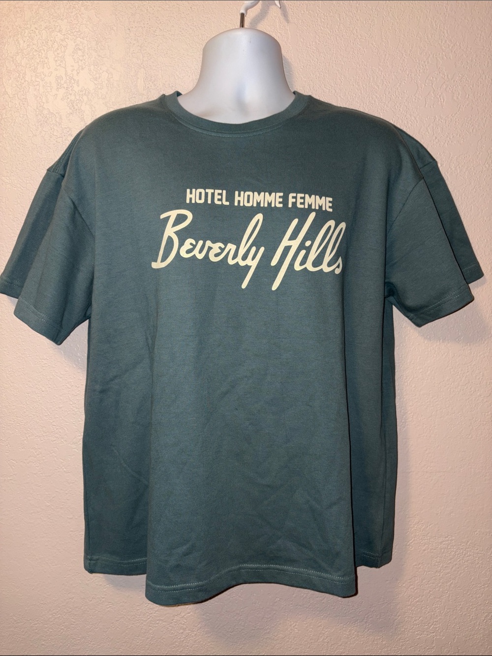 Homme+Femme men’s heavy rib knit T-Shirt Medium NWOT